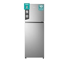 Hisense HTM60320D3 418 Litres Top Mount Refrigerator with Inverter Compressor No Frost Technology, Reversible Door