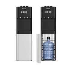 Nikai 3-Tap / Faucet Bottom Loading Water Dispenser, Instant Hot/Cold/Room Temperature Water with Child Safety Lock, Stainl…