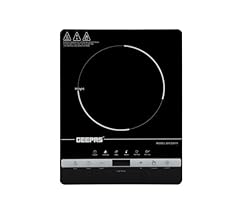 Geepas 4 Digit LED Display Digital Infrared Cooker, GIC33013 | 8 Temperature Settings | 3hrs Programmable Timer | 2000W Cer…