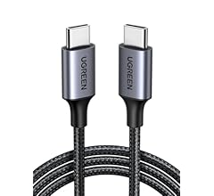 UGREEN USB C Cable 2M, 60W Nylon-Braided Cord USB-C to Type c 2.0 Cable Fasting Charging Compatible for iPhone 17/16/15 Pro…